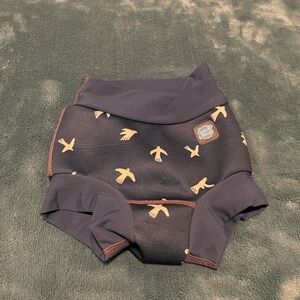 Seagull Patterned Kids Happy Nappy Duo Swim Diaper, size XL 1-2 years